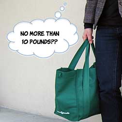 Don't lift more than 10 pounds... Really??