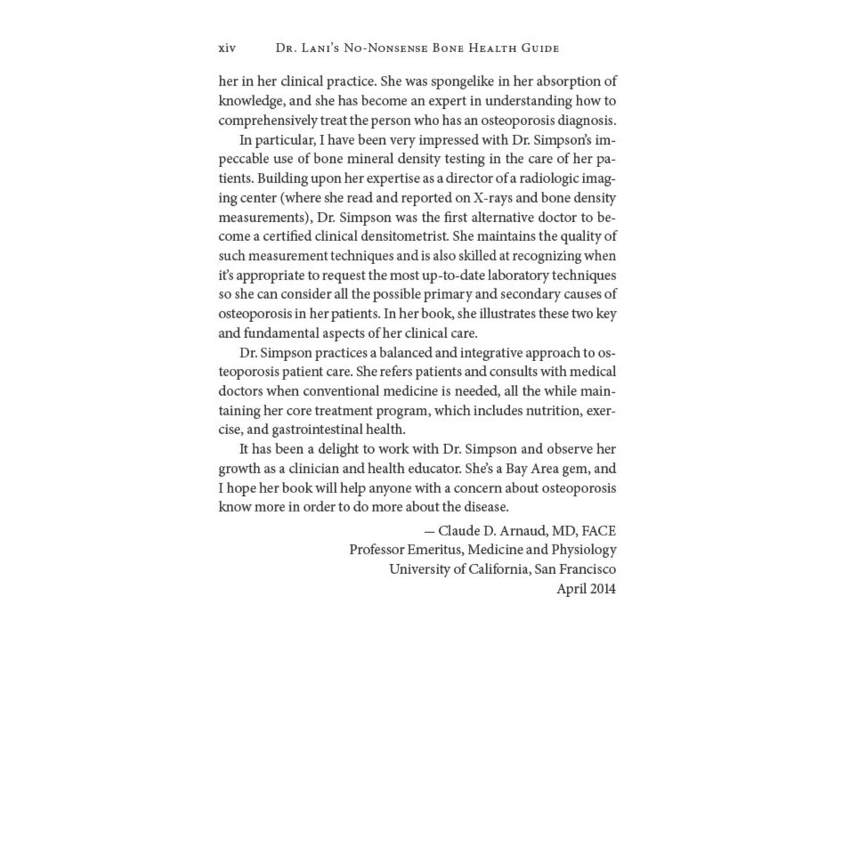 Dr. Lani's No-Nonsense Bone Health Guide