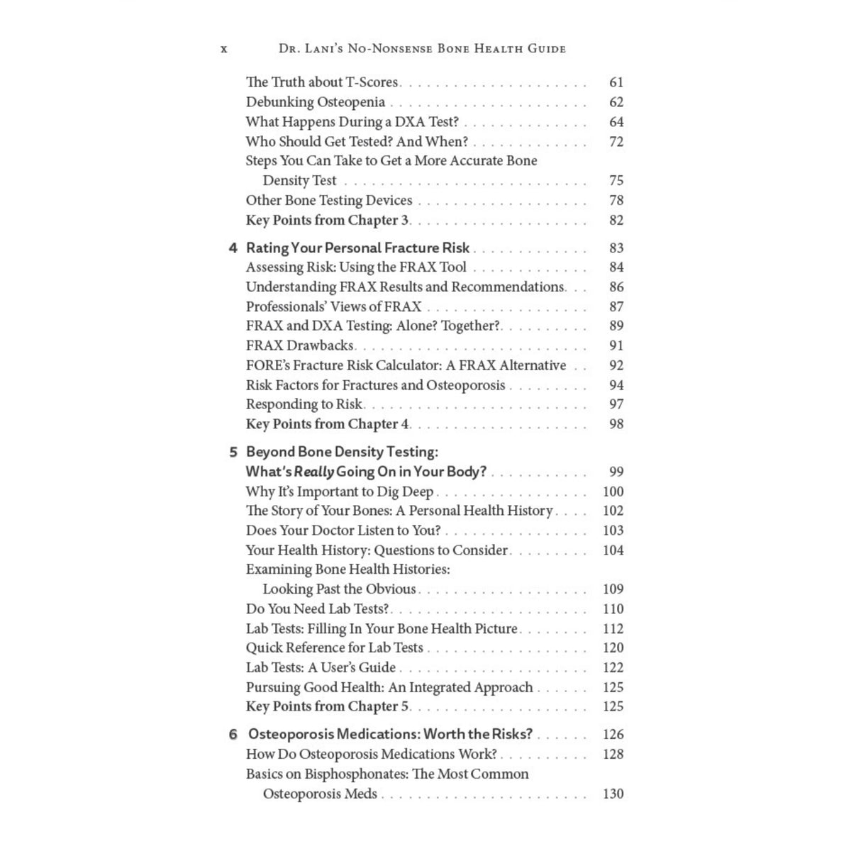 Dr. Lani's No-Nonsense Bone Health Guide